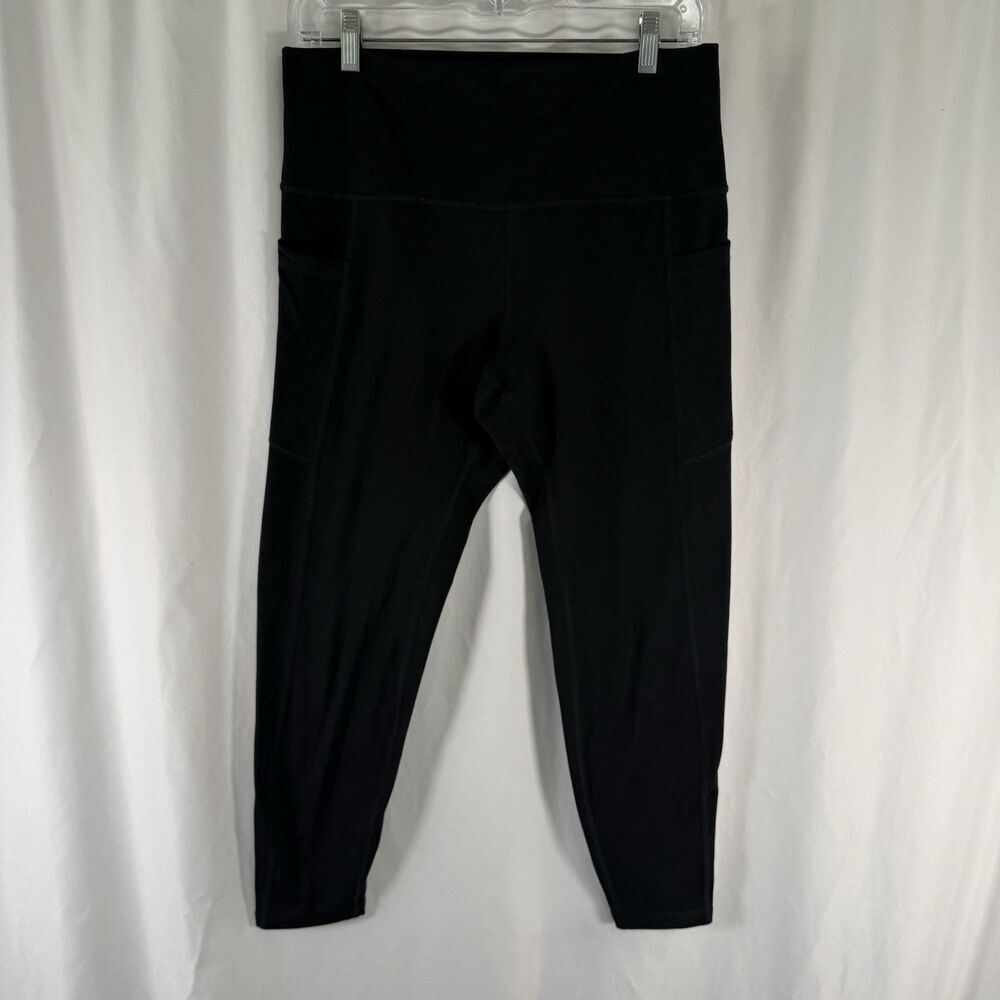 Gilly Hicks Leggings Women's XL Short Recharge Pull On Side Pockets High Rise